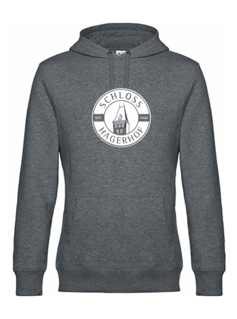 Schloss Hagerhof_Hoodie_2024_dunkelgrau-weiss Schloss Hagerhof_Hoodie_2024_dunkelgrau-weiss