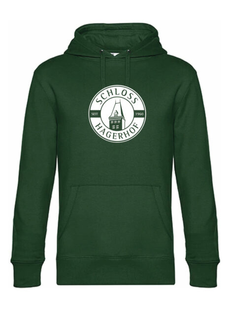 Schloss Hagerhof_Hoodie_2024_dunkelgruen-weiss Schloss Hagerhof_Hoodie_2024_dunkelgruen-weiss