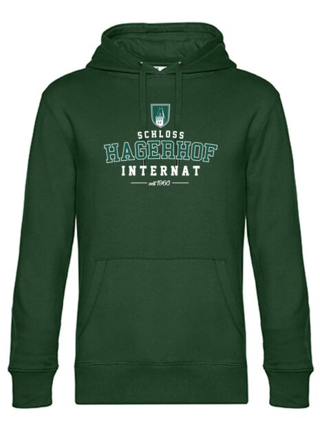 Schloss Hagerhof_Hoodie-Internat_dunkelgruen Schloss Hagerhof_Hoodie-Internat_dunkelgruen