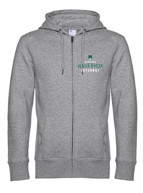 Schloss Hagerhof_Sweatjacke_Internat_grau Schloss Hagerhof_Sweatjacke_Internat_grau