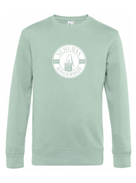 Schloss Hagerhof_Sweatshirt_2024_hellgruen-weiss Schloss Hagerhof_Sweatshirt_2024_hellgruen-weiss