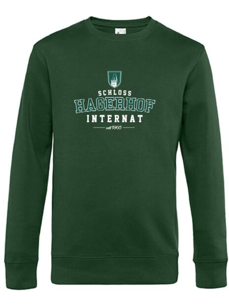 Schloss Hagerhof_Sweatshirt_Internat_dunkelgrün Schloss Hagerhof_Sweatshirt_Internat_dunkelgrün