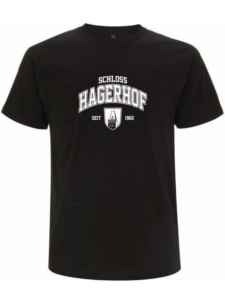 Schloss Hagerhof_T-Shirt_College_schwarz-weiss Schloss Hagerhof_T-Shirt_College_schwarz-weiss