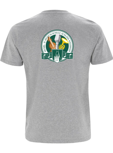 Schloss Hagerhof_T-Shirt_Musikschule_grau_Rueckseite Schloss Hagerhof_T-Shirt_Musikschule_grau_Rueckseite